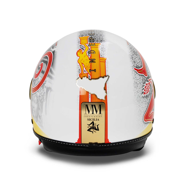 Sicily Trinacria 2.0 yellow-red helmet Limited Edition MM Independent