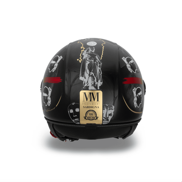 Casco Sardegna Nero MM Independent Edizione Limitata